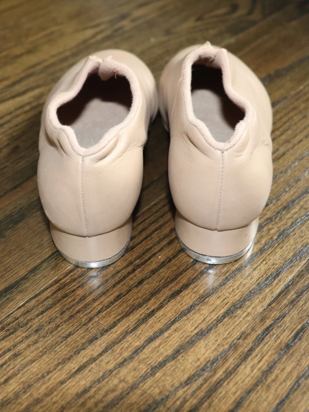 Woman's Bloch Tap- Flex Leather Slip On Tap Dance Shoes Beige | Tan Size 5.5 - Picture 10 of 14